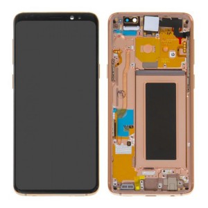 Teknonet Samsung Galaxy G960 S9 Uyumlu Org Lcd+Dokunmatik+Çıtalı (Gold) VR-14011
