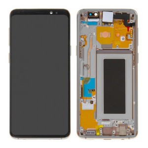 Teknonet Samsung Galaxy G960 S9 Uyumlu Org Lcd+Dokunmatik+Çıtalı (Gri) VR-20494