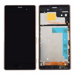 Teknonet Sony Xperia Z3 Dual Uyumlu Org Lcd+Dokunmatik+Çıtalı (Gold) VR-14132
