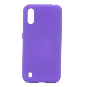 Nettech Samsung Galaxy A01 Uyumlu Nano Arka Koruma Kılıf (Mor) NT-80492