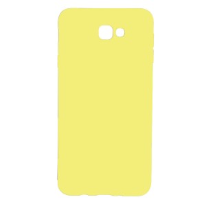 Nettech Samsung Galaxy G610 J7 Prime Uyumlu Nano Arka Koruma Kılıf (Sarı) VR-20668