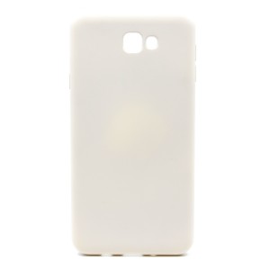 Nettech Samsung Galaxy G610 J7 Prime Uyumlu Nano Arka Koruma Kılıf (Krem) NT-80506