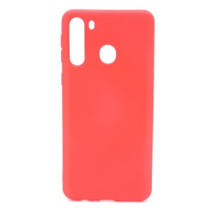 Nettech Samsung Galaxy A21 Uyumlu Nano Arka Koruma Kılıf (Kırmızı) NT-80482