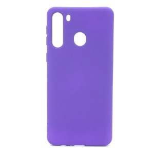 Nettech Samsung Galaxy A21 Uyumlu Nano Arka Koruma Kılıf (Mor) NT-80487