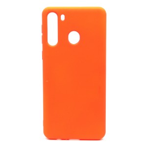 Nettech Samsung Galaxy A21 Uyumlu Nano Arka Koruma Kılıf (Turuncu) NT-80488