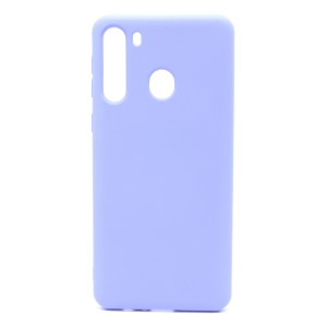 Nettech Samsung Galaxy A21 Uyumlu Nano Arka Koruma Kılıf (Lila) NT-80477