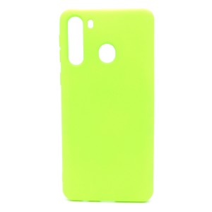 Nettech Samsung Galaxy A21 Uyumlu Nano Arka Koruma Kılıf (Açık Yeşil) NT-80476