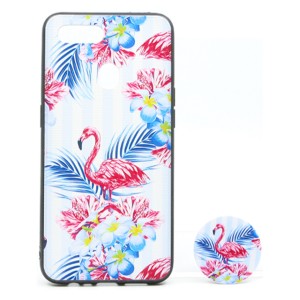 Nettech Oppo A5s Uyumlu NT-79690 Desenli Popsocket Seri Arka Koruma Kılıf (Çeşitli Desen) NT-79690