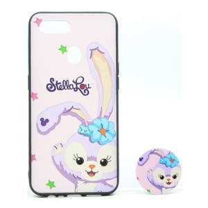 Nettech Oppo A5s Uyumlu NT-79690 Desenli Popsocket Seri Arka Koruma Kılıf (Çeşitli Desen) NT-79690