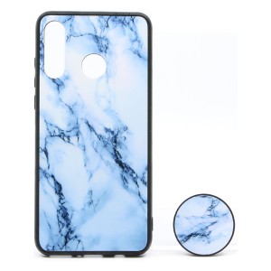 Nettech Huawei P30 Lite Uyumlu Desenli Popsocket Seri Arka Koruma Kılıf (Çeşitli Desen) VR-20256