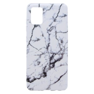 Nettech Samsung Galaxy A51 Uyumlu Mermer Desenli Arka Koruma Kılıf (Karışık/Çok Renkli) NT-79136