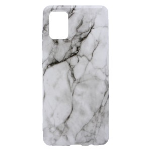 Nettech Samsung Galaxy A51 Uyumlu Mermer Desenli Arka Koruma Kılıf (Karışık/Çok Renkli) NT-79136