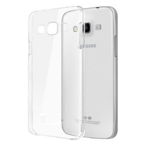 Nettech Samsung Galaxy E700 E7 2015 Uyumlu Şeffaf Seri Arka Koruma Kılıf (Şeffaf) VR-6455