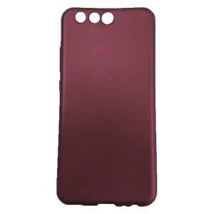 Nettech Huawei P10 Uyumlu Suide Arka Koruma Kılıf (Mürdüm) VR-10379
