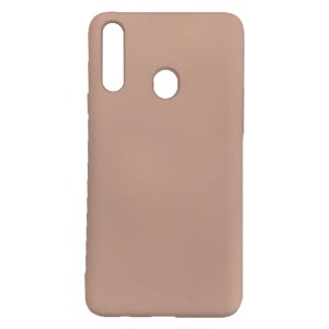 Nettech Samsung Galaxy A20S Uyumlu Nano Arka Koruma Kılıf (Pudra) VR-20689