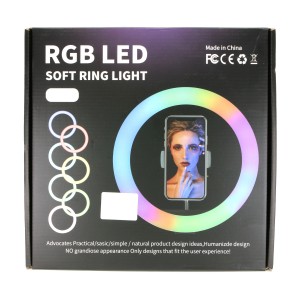 Rgb Led MJ20 Ringlight 8 inç Led Işık (Çeşitli Renk) NT-80756