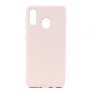 Nettech Samsung Galaxy A20 Uyumlu Nano Arka Koruma Kılıf (Krem) VR-21004