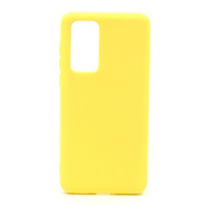 Nettech Huawei P40 Uyumlu Nano Arka Koruma Kılıf (Sarı) NT-80805