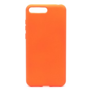 Nettech Huawei Y6 2018 Uyumlu Nano Arka Koruma Kılıf (Turuncu) NT-80816