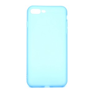 Nettech Apple iPhone 8 Plus Uyumlu Buzlu Seri Arka Koruma Kılıf (Mavi) NT-80903