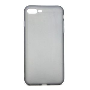 Nettech Apple iPhone 8 Plus Uyumlu Buzlu Seri Arka Koruma Kılıf (Siyah) NT-80902