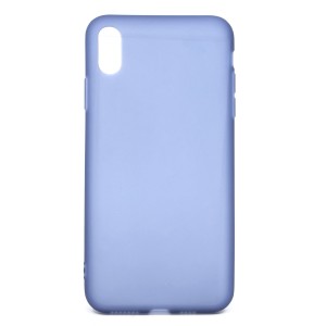 Nettech Apple iPhone XS Max Uyumlu Buzlu Seri Arka Koruma Kılıf (Lacivert) NT-80937