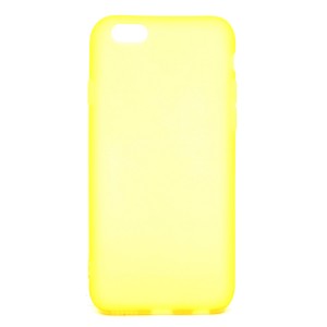 Nettech Apple iPhone 6S Uyumlu Buzlu Seri Arka Koruma Kılıf (Sarı) NT-80913