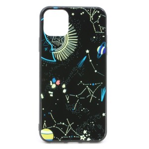 Nettech Apple iPhone 11 Pro Max Uyumlu Desenli Fosfor Seri Arka Koruma Kılıf (Çeşitli Desen) VR-20202