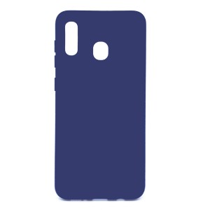 Nettech Samsung Galaxy A20 Uyumlu Nano Arka Koruma Kılıf (Lacivert) NT-80972