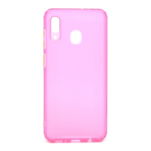 Nettech Samsung Galaxy A30 Uyumlu Neptün Seri Arka Koruma Kılıf (Açık Pembe) NT-81009
