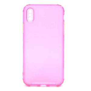 Nettech Apple iPhone X Uyumlu Neptün Seri Arka Koruma Kılıf (Açık Pembe) NT-80985