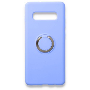 Nettech Samsung Galaxy S10E Uyumlu Nano Ring Arka Koruma Kılıf (Mor) NT-81864