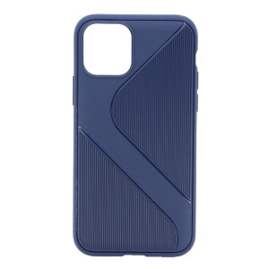 Nettech Apple iPhone 11 Pro Uyumlu Kendinden Desenli Arka Koruma Kılıf (Lacivert) NT-79728