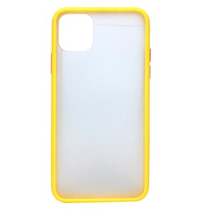 Nettech Apple iPhone 11 Pro Max Uyumlu Montreal Seri Arka Koruma Kılıf (Sarı) NT-81452