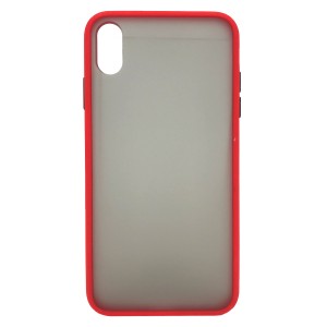 Nettech Apple iPhone XS Max Uyumlu Montreal Seri Arka Koruma Kılıf (Kırmızı) NT-81481