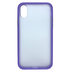 Nettech Apple iPhone X Uyumlu Montreal Seri Arka Koruma Kılıf (Mor) NT-81447