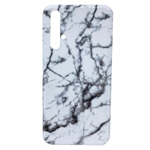 Nettech Huawei Nova 5T Uyumlu Mermer Desenli Arka Koruma Kılıf (Karışık Renk) NT-81587