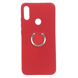 Nettech Xiaomi Redmi Note 7 Pro Uyumlu Nano Ring Arka Koruma Kılıf (Kırmızı) NT-81799