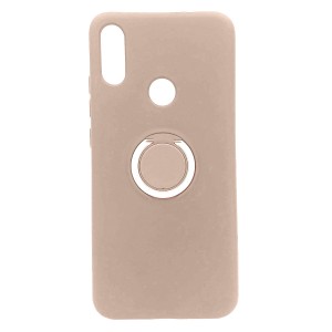 Nettech Samsung Galaxy A10S Uyumlu Nano Ring Arka Koruma Kılıf (Pembe) NT-81783