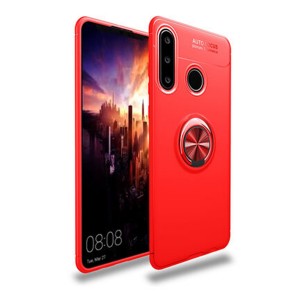 Nettech Huawei Y6P Uyumlu Ravel Seri Arka Koruma Kılıf (Kırmızı) NT-81291