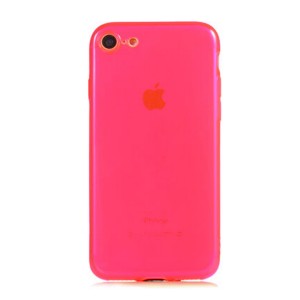 Apple Apple iPhone 7 Uyumlu Mun Seri Arka Koruma Kılıf (Pembe) NT-81277