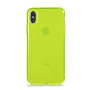 Nettech Apple iPhone X Uyumlu Mun Seri Arka Koruma Kılıf (Sarı) NT-81253