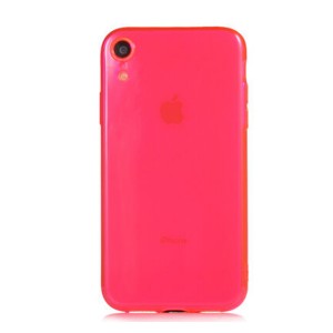 Nettech Apple iPhone XR Uyumlu Mun Seri Arka Koruma Kılıf (Pembe) NT-81247