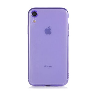 Nettech Apple iPhone XR Uyumlu Mun Seri Arka Koruma Kılıf (Mor) NT-81244