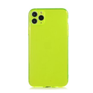 Nettech Apple iPhone 11 Pro Max Uyumlu Mun Seri Arka Koruma Kılıf (Sarı) NT-81238