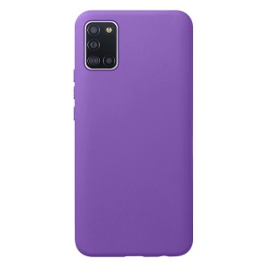 Nettech Samsung Galaxy A31 Uyumlu Nano Arka Koruma Kılıf (Mor) NT-81939