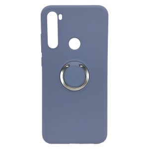Nettech Xiaomi Redmi Note 8T Uyumlu Nano Ring Arka Koruma Kılıf (Gri) NT-81824
