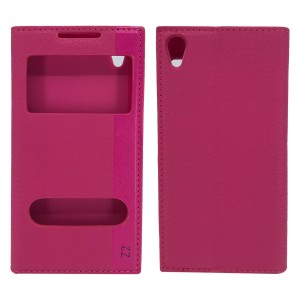 Sony Sony Xperia Z2 Uyumlu Kapaklı Kılıf Kapaklı Kılıf (Pembe) VR-4892