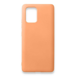 Nettech Samsung Galaxy S10 Lite Uyumlu Nano Arka Koruma Kılıf (Turuncu) NT-82032