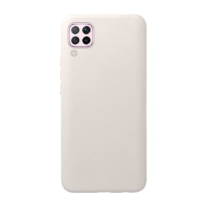 Nettech Huawei P40 Lite Uyumlu Nano Arka Koruma Kılıf (Krem) NT-82055